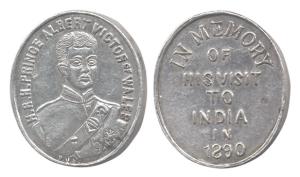 Albert Medal, Silver, 11.09 g, portrait of the Prince of Wales Albert to right on obv and 