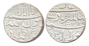 Jahangir, Silver, 13.71 g, Heavy Rupee, Ahmedabad Mint, nur-ud-din type, AH 1017/3. Broad 