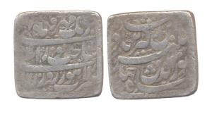 Jahangir, Silver, 13.24 g, Heavy square Rupee, Lahore Mint, Sakhat- e-Noorani, AH 1014/2 (