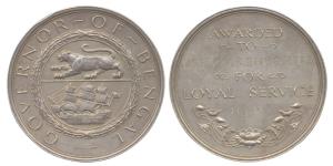 Governor of Bengal Presentation Medal, Silver, 45.67 g, GOVERNOR OF BENGAL, with a tiger t