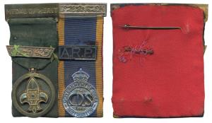 Scout Medals of Merit and Govt of India Instructor 1943-45. Pair. Very Fine, Scarce.