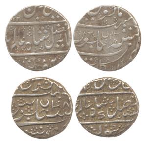 Silver (2), Rupee, Arkat and Mysore Mints, in the name of Alamgir II. Very Fine. (2)