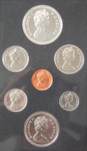 Canada, Elizabeth II, Proof Set of 1974, set of 7 coins, Within original packaging.