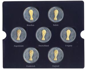 Germany, FIFA World Cup 2006, Proof Set of 7 coins including Brasil, Italy, Argentina, Ger