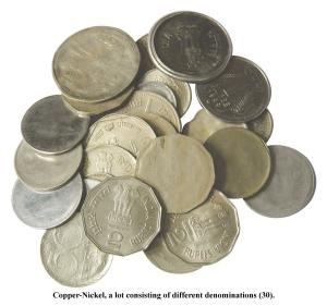 Copper-Nickel, a lot consisting of different denominations (30). With different mint error