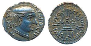 Western Kshatrapas, Rudrasimha I, Silver, As Mahakshatrapa, Saka 113 (AD 191). Broad flan 