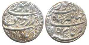 Jahangir, Silver, Rupee, Lahore Mint, Bada bar type, AH 1015. Very Fine+, Scarce.