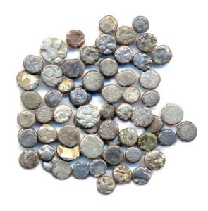 Punch Marked Coins, Magadha- Maurya Empire, Silver Mashakas, (c. 300 BC) a lot of 63 piece