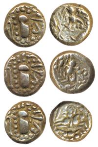 Malwa Gadhiyya, Derivative coinage, perhaps struck by the Paramaras, Silver Dramma, (c. AD