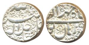 Akbar, Silver Rupee, Burhanpur Mint, Ilahi 50, month Mihr, (KM 93.7). Very Fine.