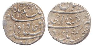Azam Shah (AH 1118-9, 1707 AD), Silver Rupee, Khujista Buniyad Mint, AH 1119, RY Ahd, (KM 