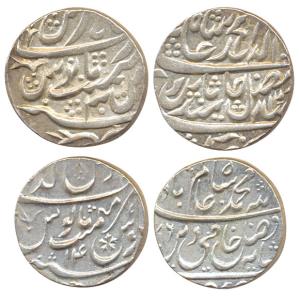 Shah Alam II, Silver Rupee(2), Local Governor issue Hathras Mint, RY 30 (KM 640) and Gokul