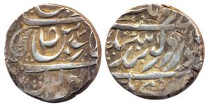 Silver Rupee, Bharpur Singh, Nabha Mint, (KM Y 1.2). Good Very Fine.