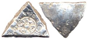 Punch-marked Coins, Shakya Janapada, 6 century BC, Silver, single symbol type with numerou