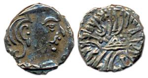 Western Kshatrapas, Svami Indraka, as Mahakshatrapa, son of Satyasimha, Silver, Karshapana