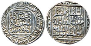 Mughith-ud-Din Yuzbuk Shah, Silver, Tanka, Tanka Lakhnauti or Laknur Mint, fi Ahad type (G