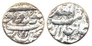 Akbar, Silver, Rupee, Burhanpur Mint, Allahu Akbar type,Khurdad Month, different and unpub