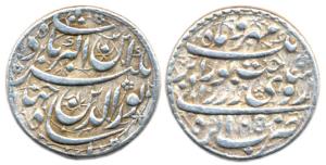 Jahangir, Silver, 13.65 g, Heavy Rupee, Agra Mint, AH 1015, Sakhat Noorani type. Very Fine