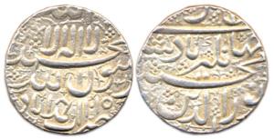 Jahangir, Silver, 13.77 g, Heavy Rupee, Ahmedabad Mint, AH1015, Nur ud din type. Very Fine