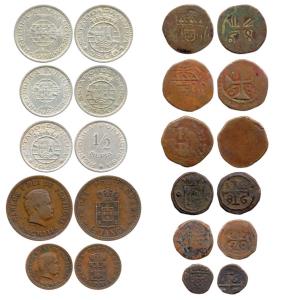 Assorted lot of Diu, Daman and Goa, Silver (3), Copper (8), various denominations and date