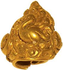 Ancient Gold ornament, 3.31 g, a Mukut (a traditional Crown especially for home worship id