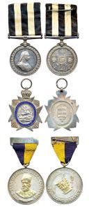 Army Temperance Medal, Silver, Army temperance Association, India, awarded for 5 Years Fid