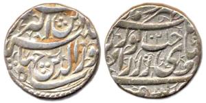 Jehangir, Silver, Rupee, Kashmir mint, Sakhat-i-Nurani couplet, AH 1021. Very Fine+, Rare.