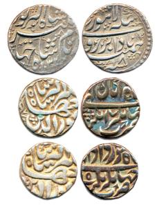 Jehangir, Silver, Rupee, Lahore Mint, Bada bar couplet, AH 1032/18; Jehangirnagar Mint, Kh