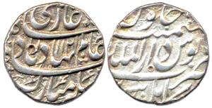 Shah Alam I, Silver, Rupee, Dar-al-Mulk Kabul Mint, AH 1121/3, large flan, Extremely Fine,