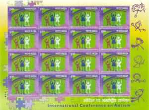2003: International Conference on Autism, SG No. 2143, Jain SL 40, MNH.