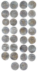 Mahmud Shah, Silver, Tanka, Delhi Mint, slave dynasty, various dates. Overall Nice, Fine+ 