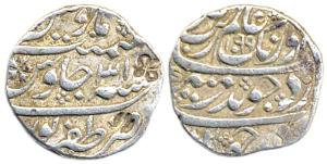 Aurangzeb, Silver, Rupee, Zafarpur Mint, AH 1099/31. Very Fine+.
