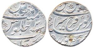 Farrukhsiyar, Silver, Rupee, Torgal Mint, RY 3. Very Fine.