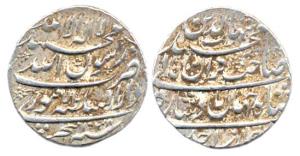 Shah Jahan, Silver, Rupee, Lahore Dar-us-Sultanate Mint, AH 1038 (KM 224.14). Broad flan, 