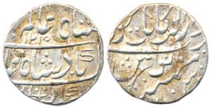 Nagore Mint, Silver, Rupee, in the name of Shah Alam II, AH 1215/xx. Broad flan, Very Fine