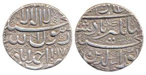 Jahangir, Silver, 13.54 g, Heavy Rupee, Ahmedabad Mint, Nur-ud-din type, AH 1017/3. Fine+,