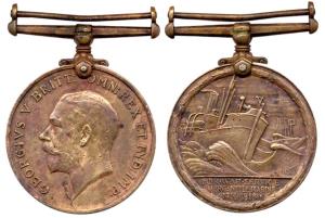 Mercantile Marine War Medal, George V, 1914-1918, awarded to Bhikoo Cassum. Fine+, Scarce.