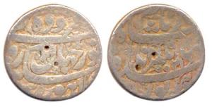 Nur jahan, Silver, Rupee, Lahore Mint, with the title Fuzodah couplet, AH (10)35. Fine, Ve