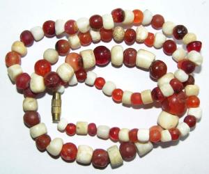 Vedic Bead Money, (c.100-1000 BC), beads used as nishka for jewellery and for barter. A ne