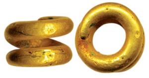 Gold, plated Earring, (c. 1st BC-1st AD), 4.78g., a man's earring made of heavy metal plat