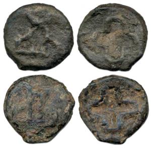 Vidarbha region, (c. 2nd-3rd c BC), Mauryan cast Copper, Karshapana, a bold Copper coin mo