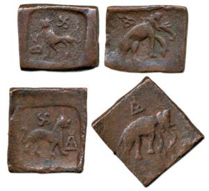 Post-Mauryan (Punjab), Taxila (local coinage), (c. 185-160 BC), Copper (2), Karshapana, pu