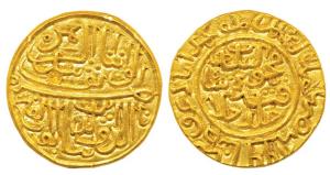 Nasiruddin Mahmud Shah I, Gold, Tanka, Muhammadabad urf Champaner Mint, AH 899, reading Ma