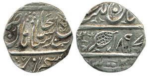 Silver, Rupee, Multan Mint, VS 1897 (AD 1840) (KM 84). Very Fine.
