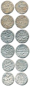 Silver (6), Rupee, Pratap Pal (AH 1254-1265, 1838-1848 AD), Karauli Mint, years 1 to 5, (K