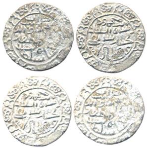 Ala ud din Fath Shah, Silver Tanka, Fathabad Mint, AH 886. Ornamental border variety. Abou