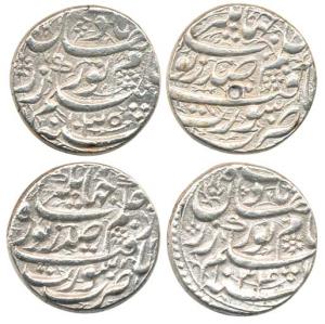 Nur Jahan, Silver (2), Rupee, Surat Mint, AH 1034, 1035 (KM 168.6). Very Fine+, Rare. (2)
