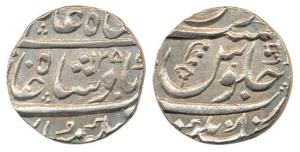 Aurangnagar (Mulher) Mint, Silver Rupee, in the name of Shah Alam II, AH 125 (an error for
