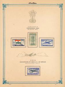 Collection of Post Independence Stamps mounted on alum pages distributed by Philatelia, (1