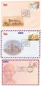 Lot of 6 (3 Different) Formulae Air Mail Stationery Envelopes, 3 Mint & 3 First Day Cancel